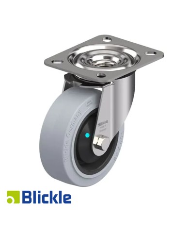 Ruote INOX per Carrelli PORTATA 100KG Ø 100x32 mm