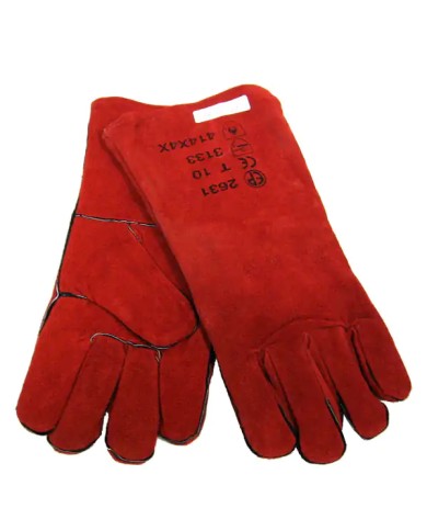 Guanti Saldatore in Crosta per Alte Temperature 150° C - TAGLIA UNICA