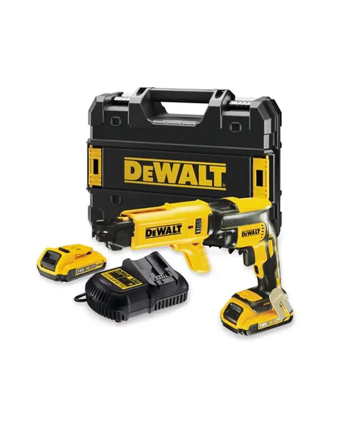 DeWALT DCF620D2K-QW | Avvitatore per Cartongesso a Batteria con Caricatore, 18V XR, 2X 2Ah, Valigetta TSTAK