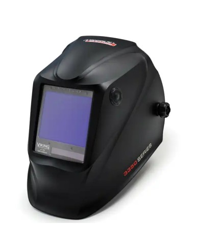 Lincoln VIKING 3350 Serie 4 BLACK - Maschera Saldatore Autoscurante Professionale | K3034-4-CE