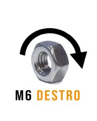 Dado Acciaio INOX M6 DESTRO | AISI 316