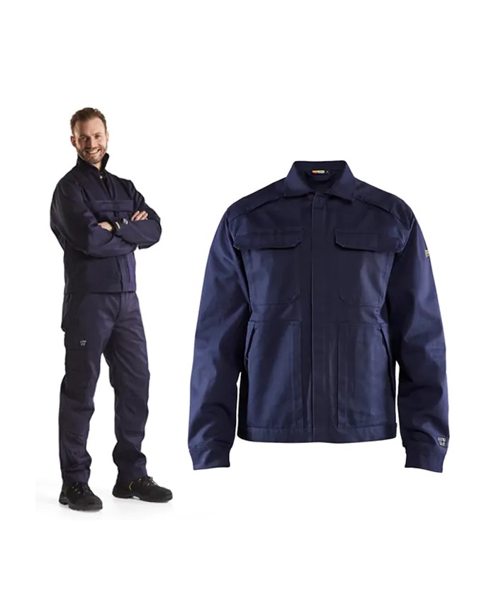 BLAKLADER 4774 Giacca IGNIFUGA Ritardante di Fiamma BLU MARINO - 477415168900