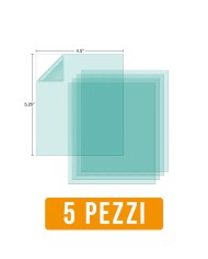 Lente esterna di ricambio per maschera saldatura Lincoln VIKING™ 2450/3350 - 5 PZ | KP2898-1