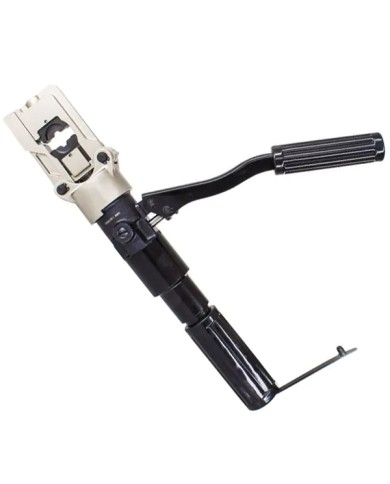 Pressacavi manuale per terminali a pressione per cavo Ø 4 - 5 - 6 completa di morsetti