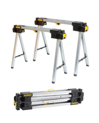 DeWALT DWST1-75676 | Coppia Cavalletti Pieghevoli in METALLO, Portata 900kg