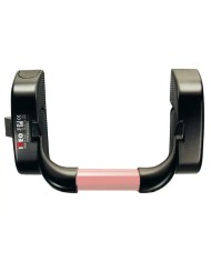 ISEO 9411000505 IDEA | Maniglione Antipanico Laterale, Scrocchi in Zama, Verniciato NERO, Reversibile, EN1125