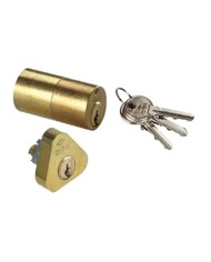 CISA 02106 | Coppia Cilindro Ottone per serrature ad applicare