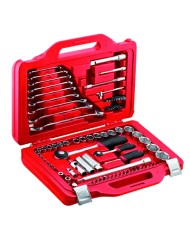 USAG U06010010 | Valigetta assortita con bussole esagonali e chiavi combinate 82 pezzi