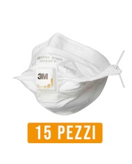 3M 9163E | Maschera FFP3 con valvola per polveri, Ergonomica VFlex - 15pz