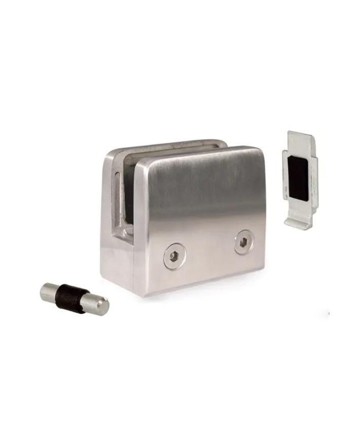 Pinze per VETRO Acciaio INOX con base piana 70x55x40 mm | AISI304