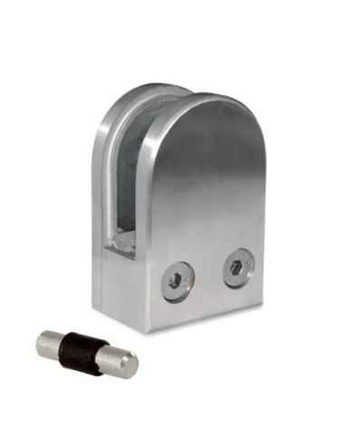 Pinze per VETRO Acciaio INOX con base piana 63x45x30 mm | AISI304