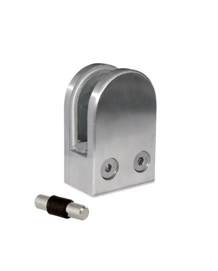 Pinze per VETRO Acciaio INOX con base piana 63x45x30 mm | AISI304