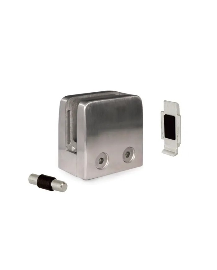 Pinze per VETRO Acciaio INOX con base piana 55x55x35 mm | AISI304