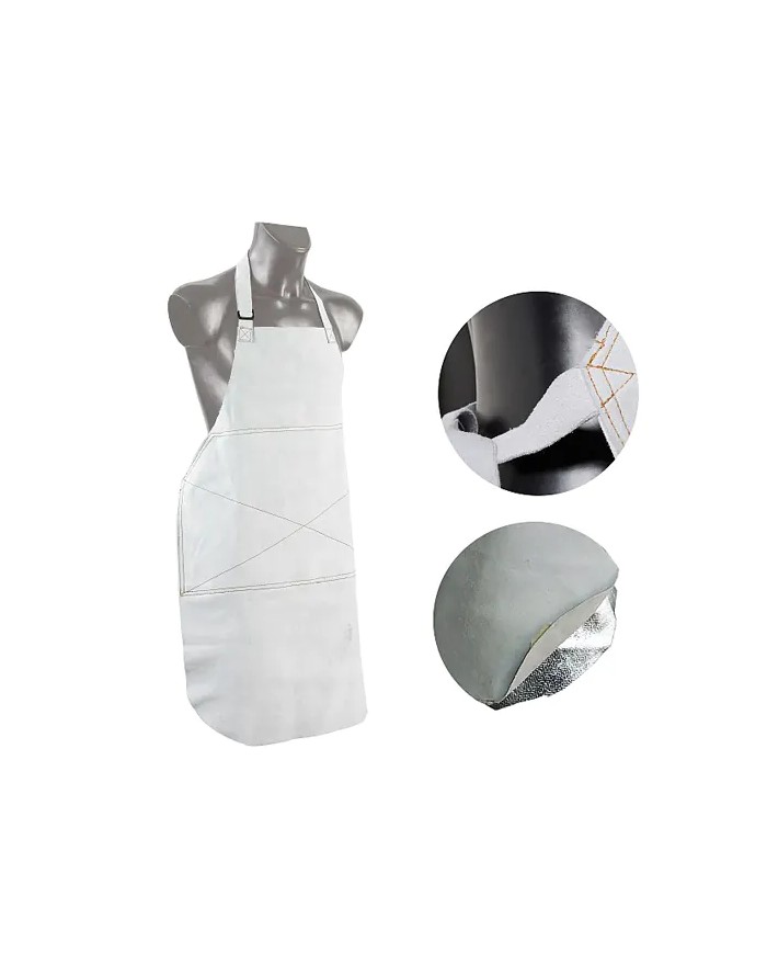 Grembiule Saldatore TIG con anima in ALLUMINIO | KROZ-114 TAGLIA UNICA