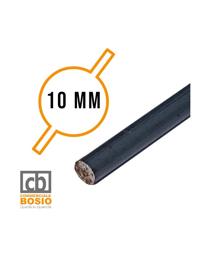 Tondino FERRO 10 mm | Barre da 2 e 3 MT