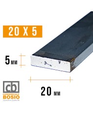 Ferro PIATTO 20x 5 mm | Barre da 2 e 3 MT