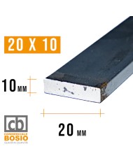 Ferro PIATTO 20x10 mm | Barre da 2 e 3 MT