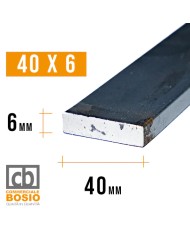 Ferro PIATTO 40x 6 mm | Barre da 2 e 3 MT