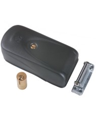 CISA 1A721.00.0 | Serratura elettrica per Cancello, Entrata 50 - 80, Ambidestra, 12V, Senza Pulsante, Nera