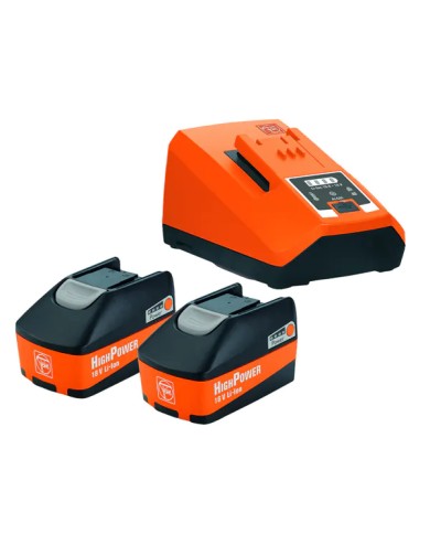 FEIN 92604323010 - STARTER SET BATTERIE 6Ah 18V, 2 Batterie, 1 Caricabatteria