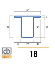 Profili in Ferro per Serramenti 1B | Grezzo