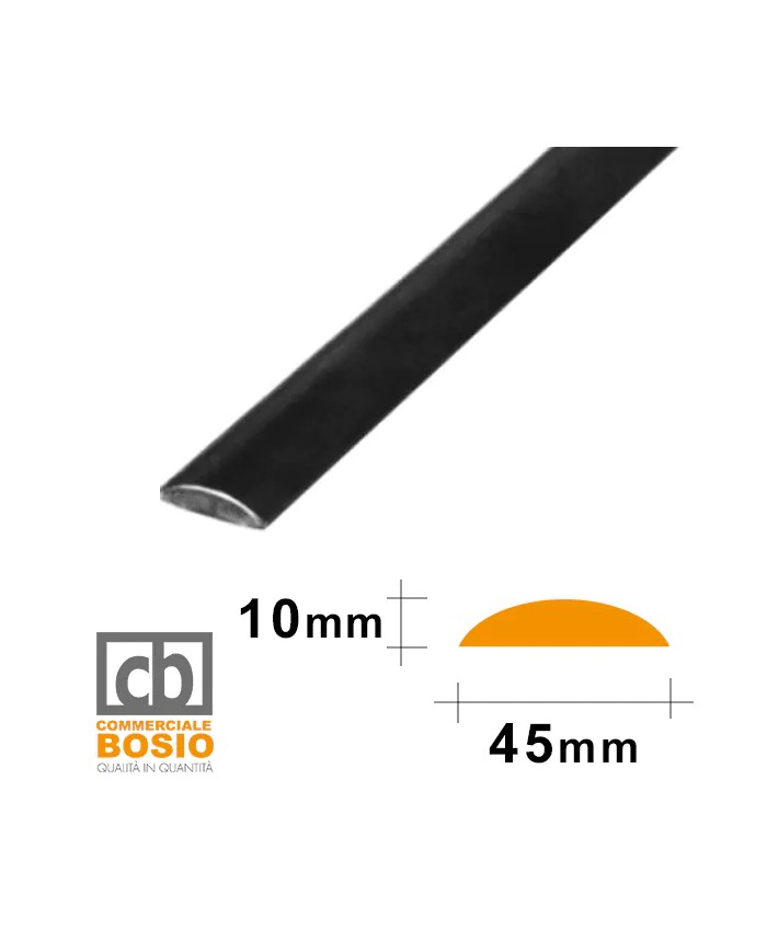 Corrimano in Ferro Battuto 45x10 Liscio | Grezzo