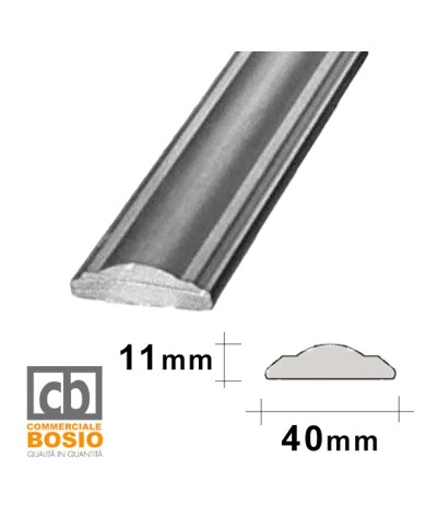 Corrimano in Ferro Battuto 40x11 Sagomato | Grezzo