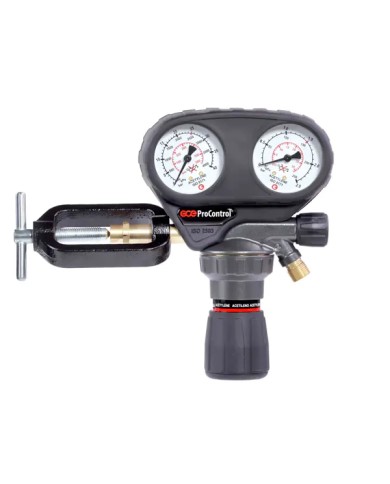 Manometro acetilene professionale a staffa | GCE Pro Control PC0780748