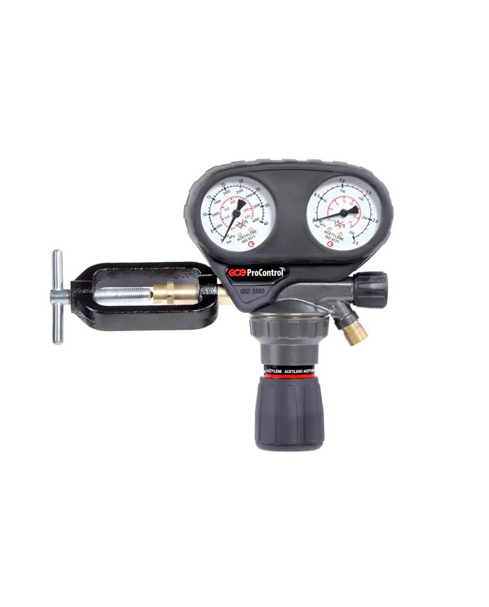 Manometro acetilene professionale a staffa | GCE Pro Control PC0780748