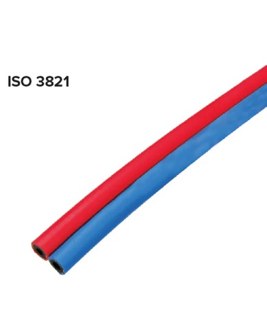 Tubo binato ossigeno acetilene 8x15 mm per cannello