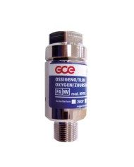 Valvola di sicurezza ossigeno manometro ISO 5175-1