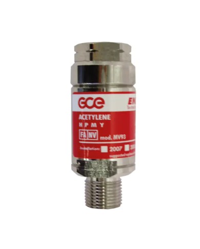 Valvola di sicurezza acetilene manometro ISO 5175-1