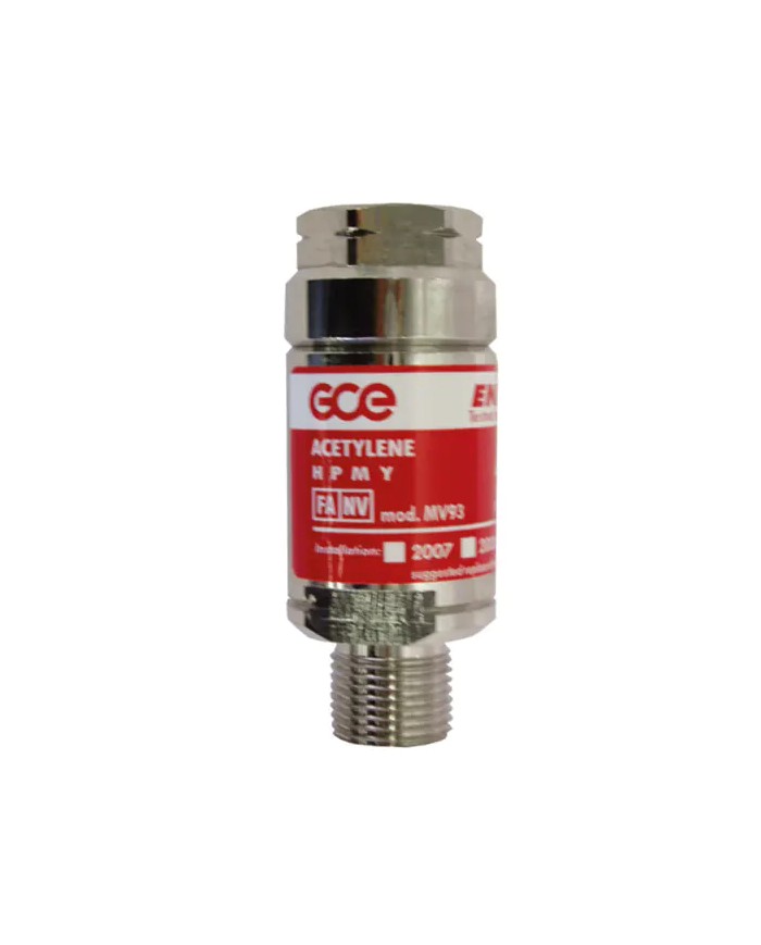Valvola di sicurezza acetilene manometro ISO 5175-1