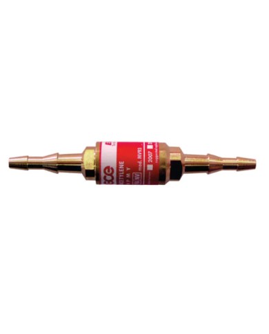 Valvola di sicurezza acetilene tubo-tubo ISO 5175-1