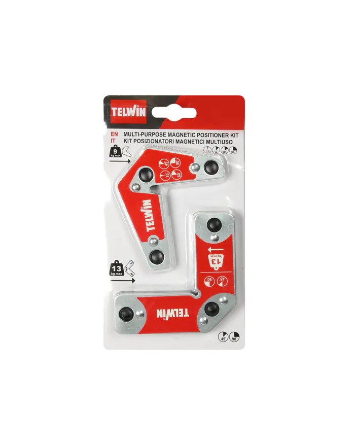 Squadra Magnetica Saldatura Professionale TELWIN 804131 | 2 pezzi