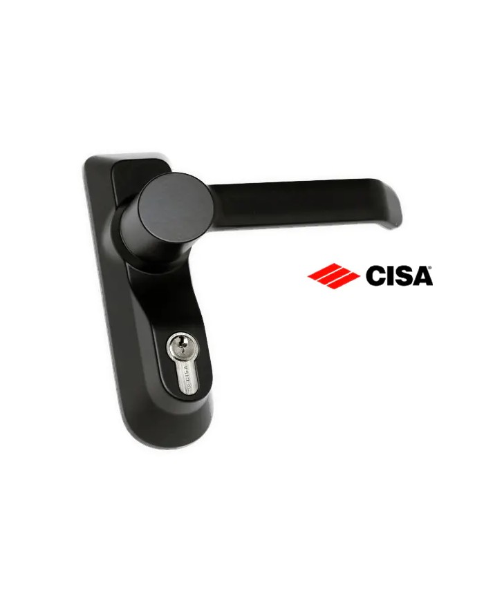 Maniglia esterna con cilindro RETRO-COMPATIBILE per Maniglione Antipanico Cisa 1.07078.68.0
