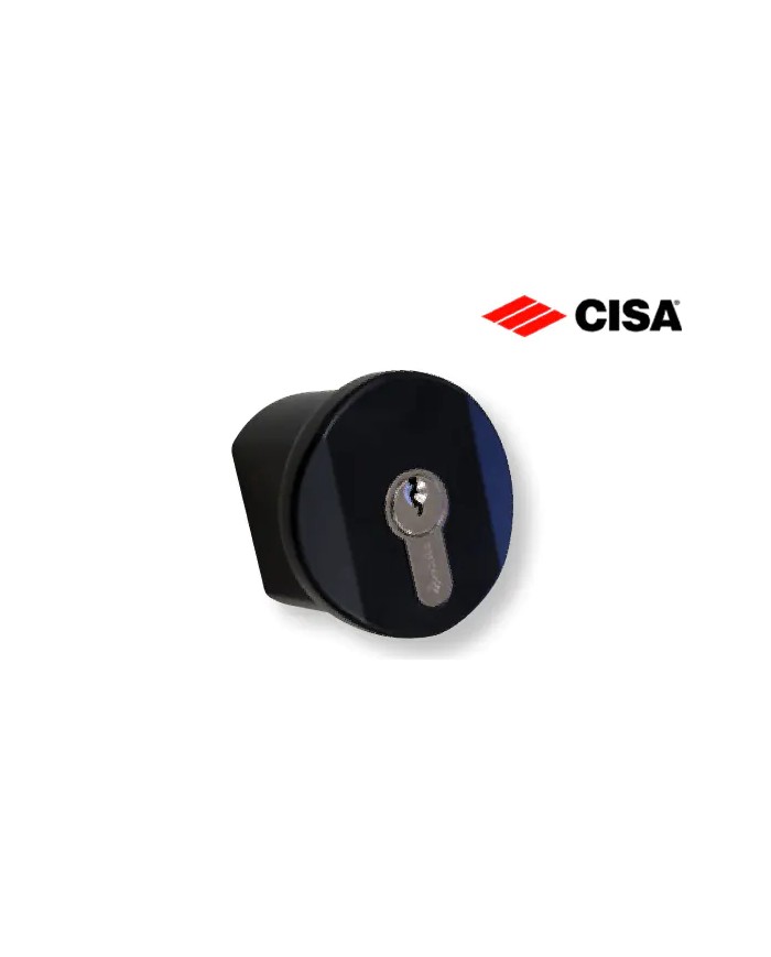 Pomolo esterno con cilindro per Maniglione Antipanico Cisa 1.07078.35.0