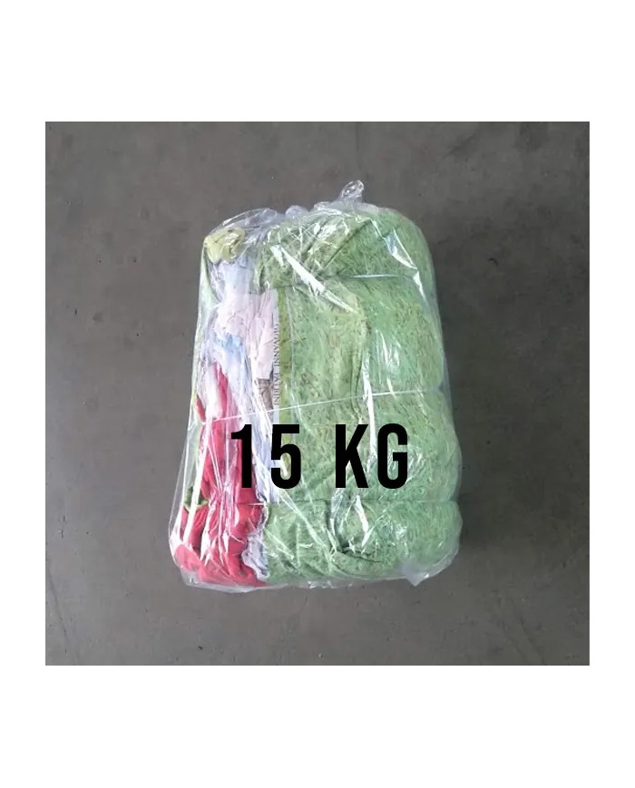 Stracci per pulizia Pezzame Colorato | 15 kg