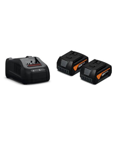 FEIN 92604246010 - Starter set di batterie GBA 18 V, 2x 5.0 Ah AS