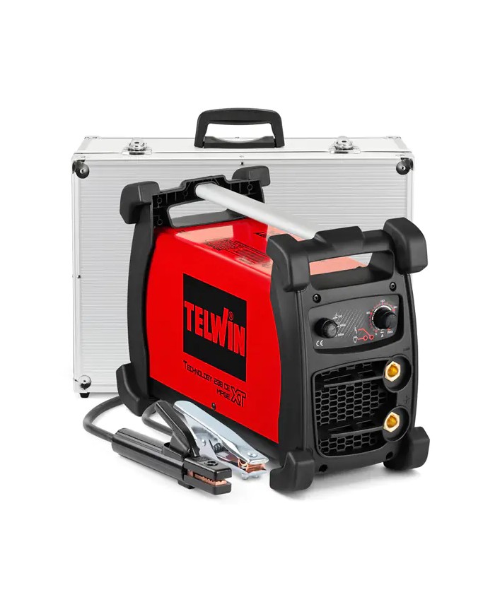 TELWIN 816252 - Saldatrice per Elettrodi Cellulosici TECHNOLOGY 238 XT CE/MPGE + VALIGETTA